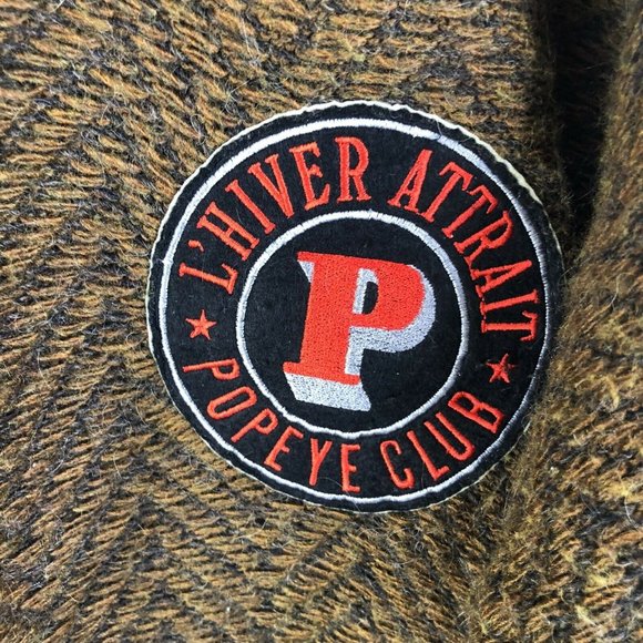 Vintage Popeye Club King Features Syndicate Sweater Knit Mens Large - Picture 3 of 5